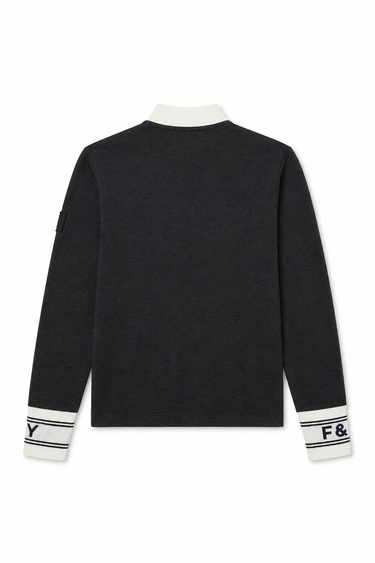 GFORE V-NECK ZIP PULLOVER