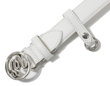 MALBON CHAIN LOGO BELT