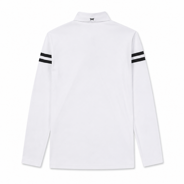 PXG STRIPE LONG SLEEVE POLO