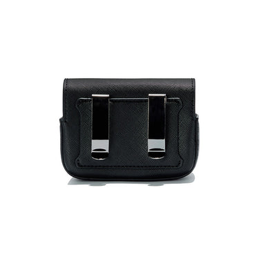 BLACK GOLF BALL POUCH