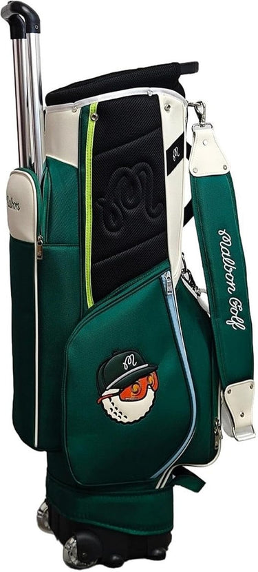 MALBON GREEN GOLF BAG