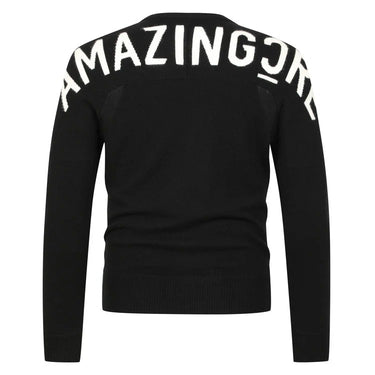 AMAZING MEN CREW KNIT TOP